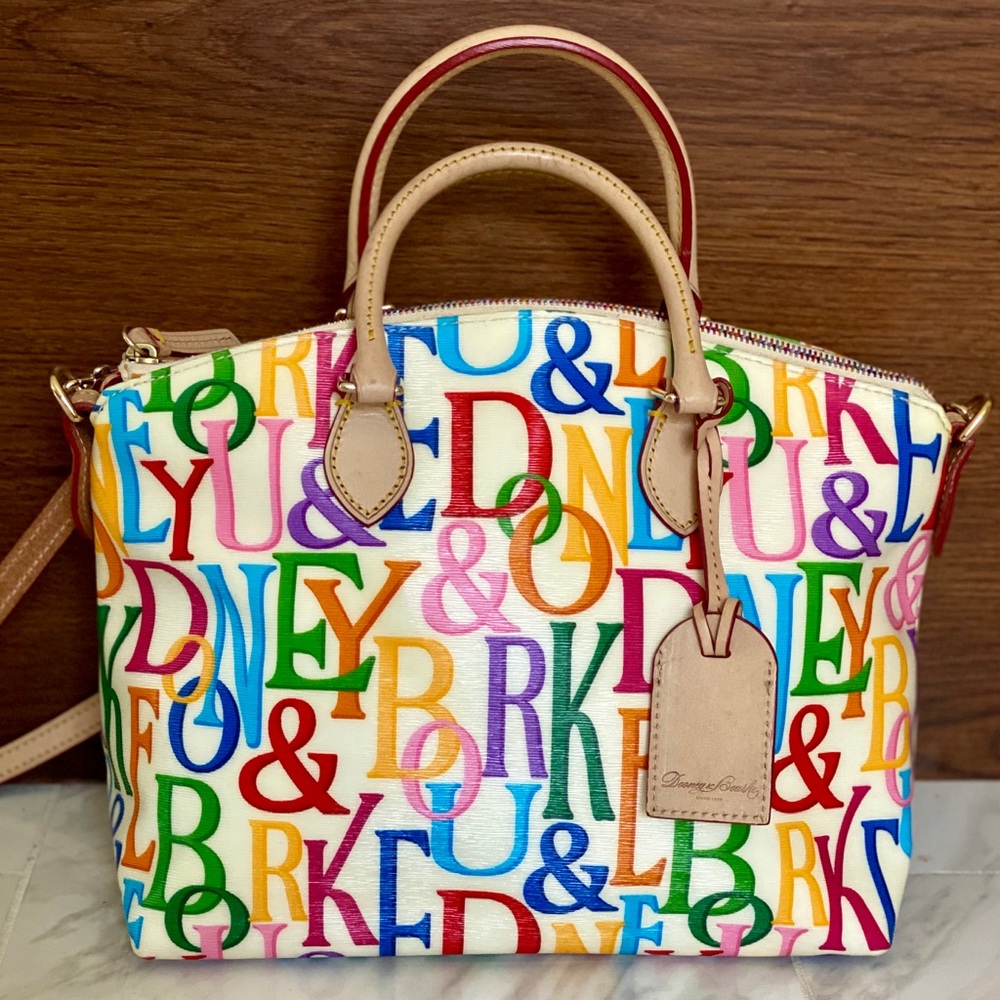 SOLD!!!!Dooney & Bourke Retro Grafica Multicolored
